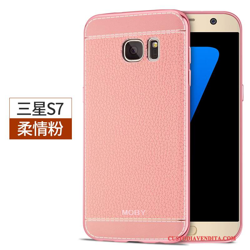 Custodia Samsung Galaxy S7 Silicone Chiaro Anti-caduta, Cover Samsung Galaxy S7 Protezione Nuovotelefono