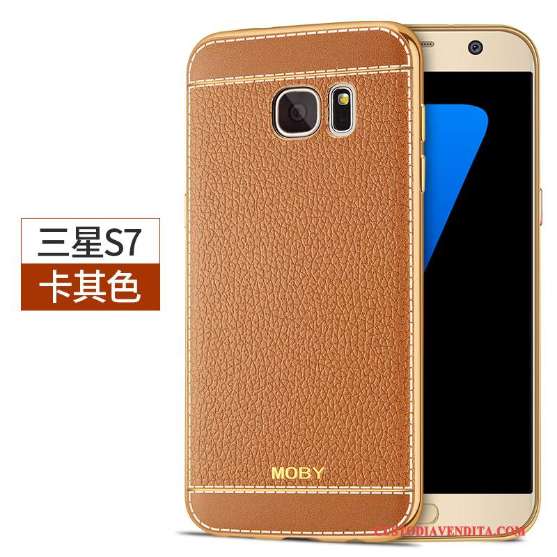 Custodia Samsung Galaxy S7 Silicone Chiaro Anti-caduta, Cover Samsung Galaxy S7 Protezione Nuovotelefono