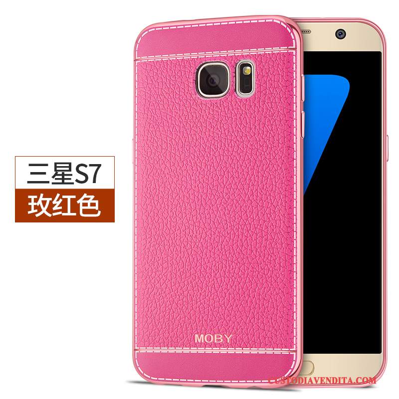 Custodia Samsung Galaxy S7 Silicone Chiaro Anti-caduta, Cover Samsung Galaxy S7 Protezione Nuovotelefono