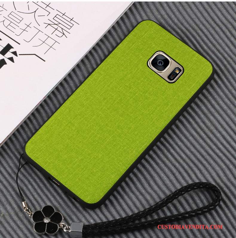 Custodia Samsung Galaxy S7 Silicone Morbidotelefono, Cover Samsung Galaxy S7 Pelle Tutto Incluso