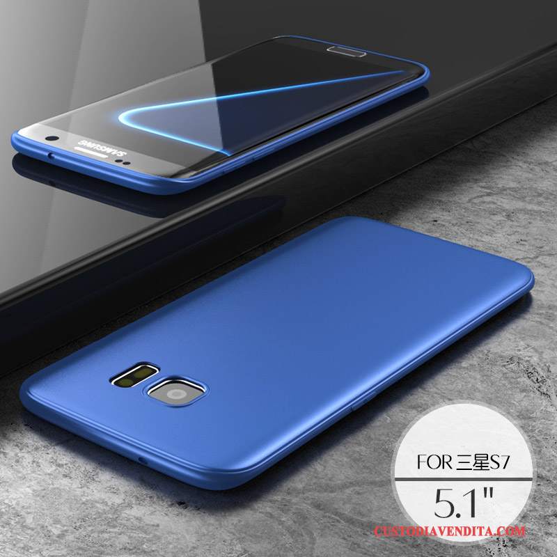 Custodia Samsung Galaxy S7 Silicone Telefono Tendenza, Cover Samsung Galaxy S7 Colore Macchiati Nuovo