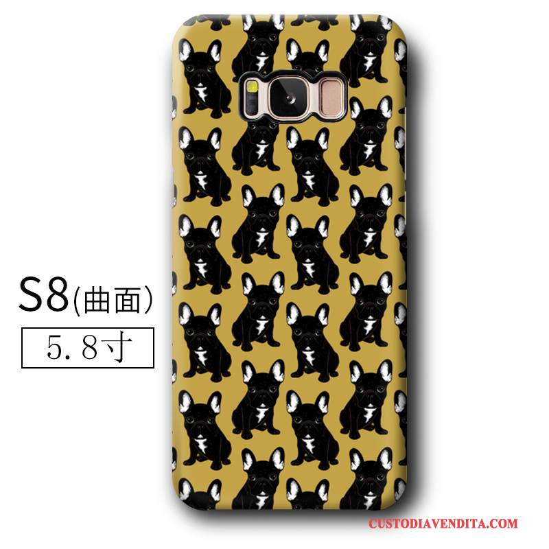 Custodia Samsung Galaxy S8+ Cartone Animato Anti-caduta Mucca, Cover Samsung Galaxy S8+ Colore Difficile Di Personalità