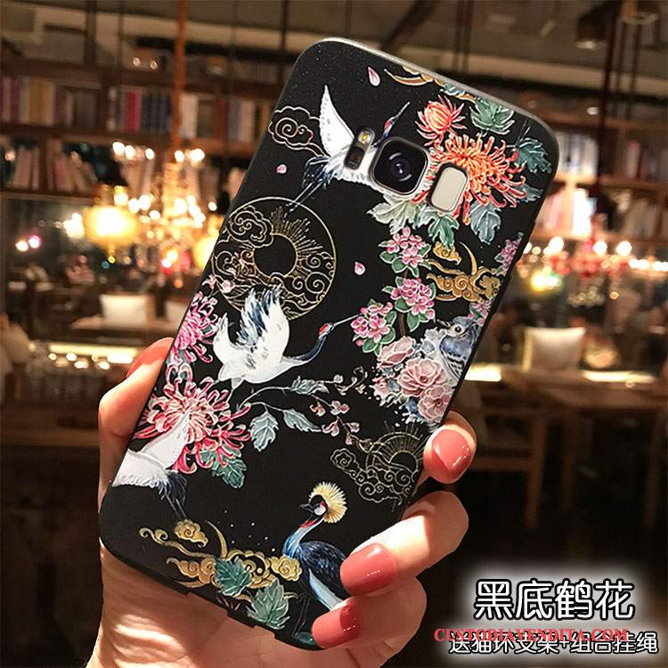 Custodia Samsung Galaxy S8+ Cartone Animato Ornamenti Appesitelefono, Cover Samsung Galaxy S8+ Colore Tutto Incluso