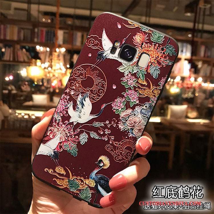 Custodia Samsung Galaxy S8+ Cartone Animato Ornamenti Appesitelefono, Cover Samsung Galaxy S8+ Colore Tutto Incluso