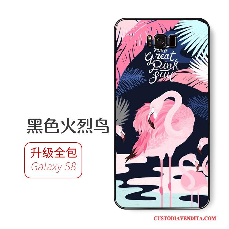 Custodia Samsung Galaxy S8 Cartone Animato Tendenzatelefono, Cover Samsung Galaxy S8 Protezione Rosa Sottile