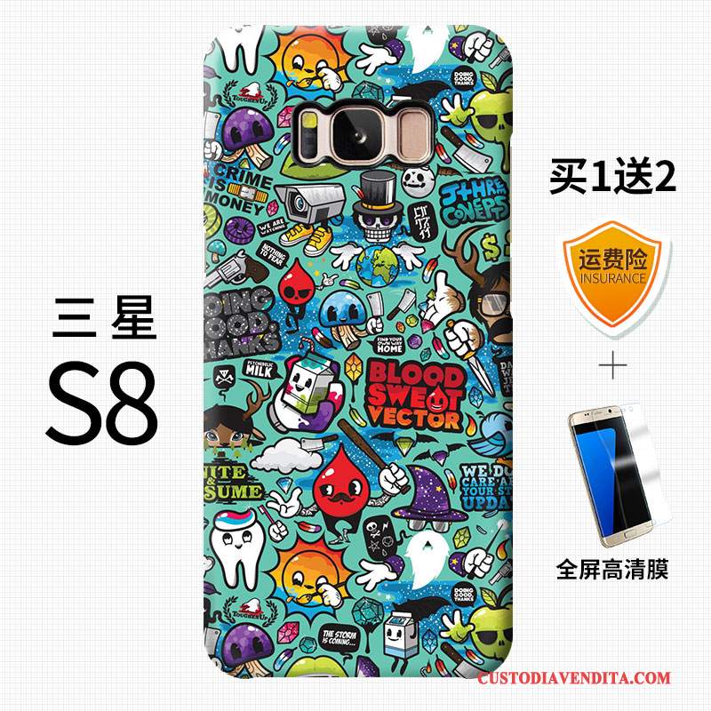 Custodia Samsung Galaxy S8 Colore Anti-caduta Macchiati, Cover Samsung Galaxy S8 Creativo Difficile Di Personalità