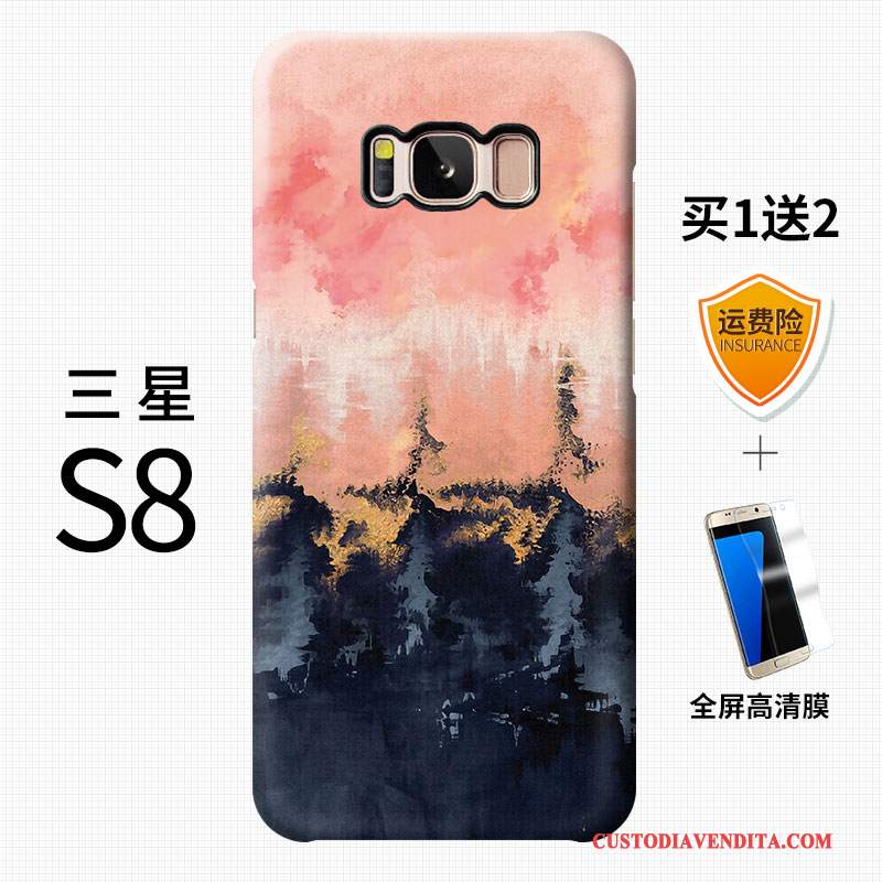 Custodia Samsung Galaxy S8 Colore Anti-caduta Macchiati, Cover Samsung Galaxy S8 Creativo Difficile Di Personalità