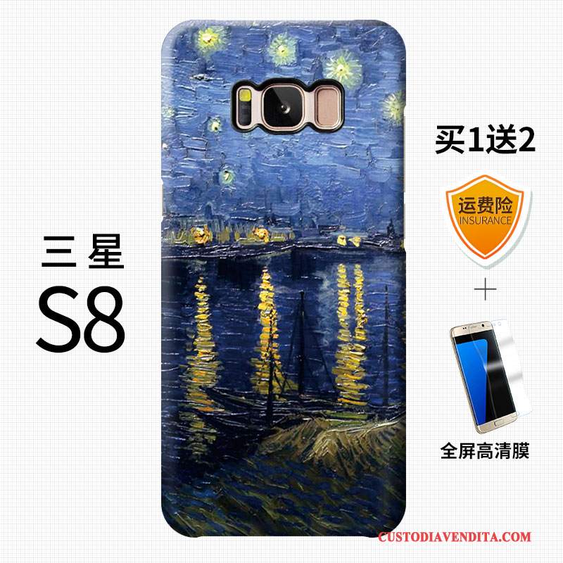 Custodia Samsung Galaxy S8 Colore Anti-caduta Macchiati, Cover Samsung Galaxy S8 Creativo Difficile Di Personalità