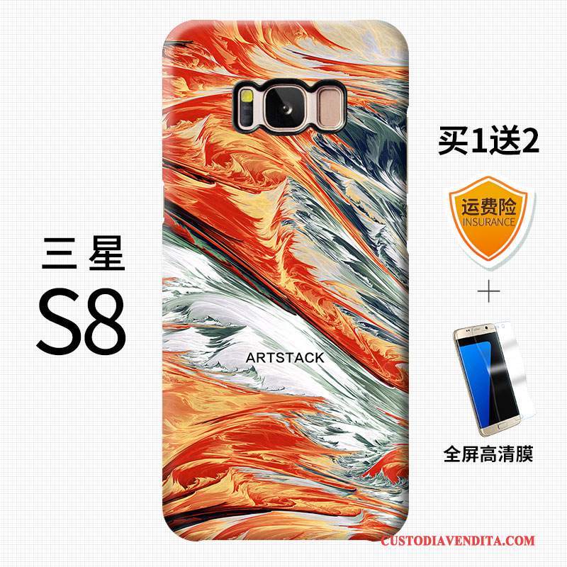 Custodia Samsung Galaxy S8 Colore Anti-caduta Macchiati, Cover Samsung Galaxy S8 Creativo Difficile Di Personalità