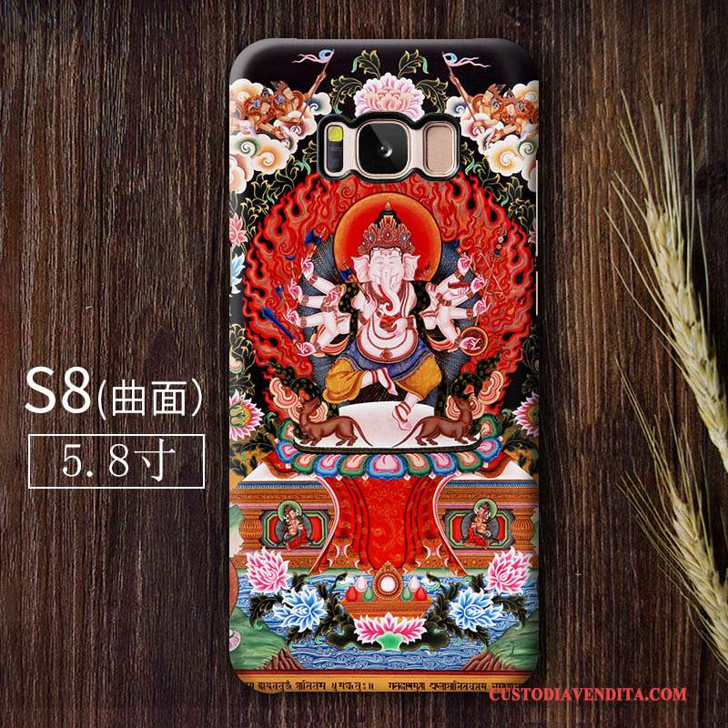 Custodia Samsung Galaxy S8 Colore Anti-caduta Tendenza, Cover Samsung Galaxy S8 Budda Macchiati