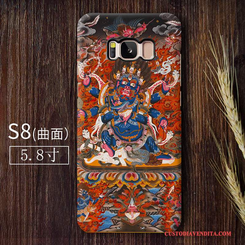 Custodia Samsung Galaxy S8 Colore Anti-caduta Tendenza, Cover Samsung Galaxy S8 Budda Macchiati