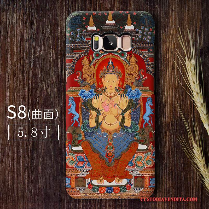 Custodia Samsung Galaxy S8 Colore Anti-caduta Tendenza, Cover Samsung Galaxy S8 Budda Macchiati