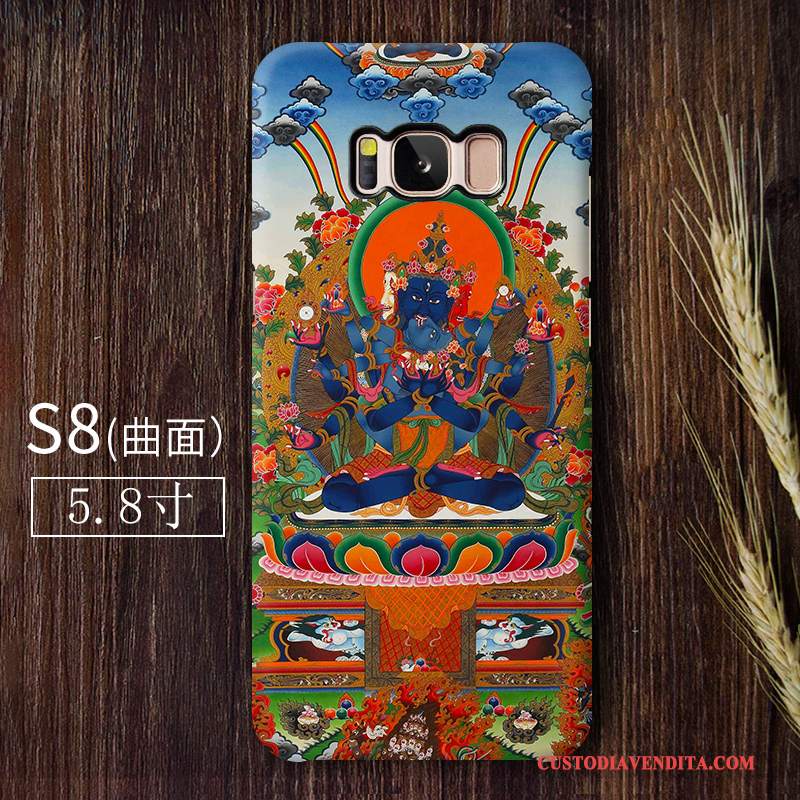 Custodia Samsung Galaxy S8 Colore Anti-caduta Tendenza, Cover Samsung Galaxy S8 Budda Macchiati