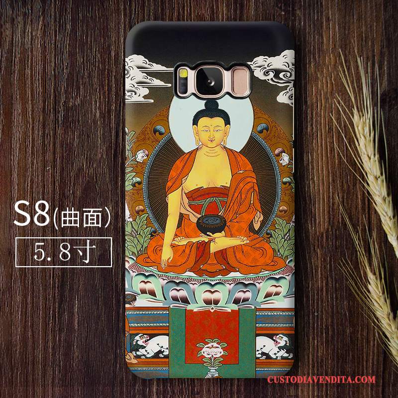 Custodia Samsung Galaxy S8 Colore Anti-caduta Tendenza, Cover Samsung Galaxy S8 Budda Macchiati