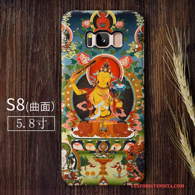 Custodia Samsung Galaxy S8 Colore Anti-caduta Tendenza, Cover Samsung Galaxy S8 Budda Macchiati