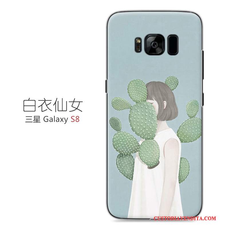 Custodia Samsung Galaxy S8 Colore Difficile Arte, Cover Samsung Galaxy S8 Protezione Rosatelefono