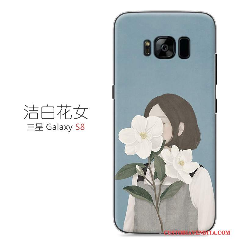 Custodia Samsung Galaxy S8 Colore Difficile Arte, Cover Samsung Galaxy S8 Protezione Rosatelefono