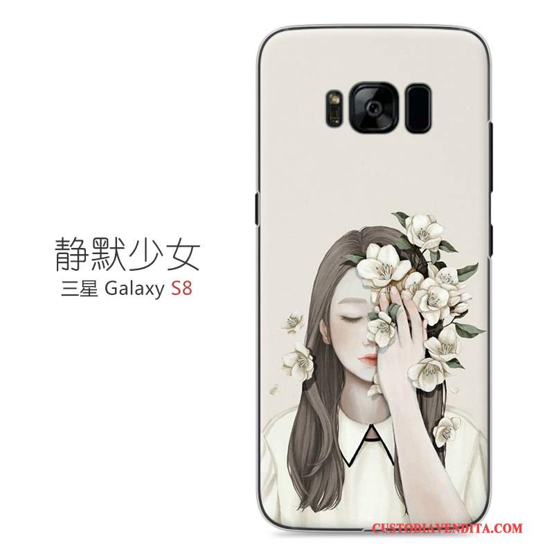 Custodia Samsung Galaxy S8 Colore Difficile Arte, Cover Samsung Galaxy S8 Protezione Rosatelefono