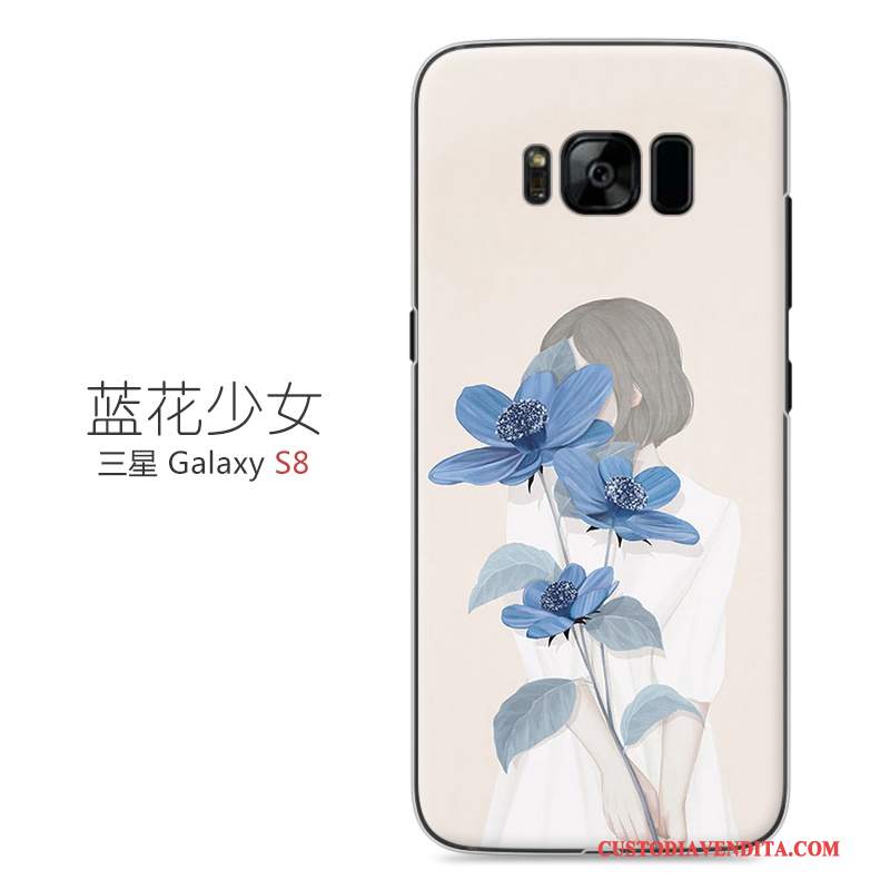 Custodia Samsung Galaxy S8 Colore Difficile Arte, Cover Samsung Galaxy S8 Protezione Rosatelefono