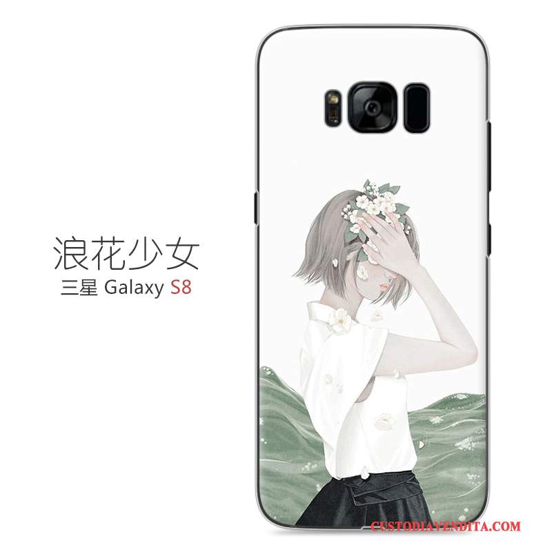 Custodia Samsung Galaxy S8 Colore Difficile Arte, Cover Samsung Galaxy S8 Protezione Rosatelefono