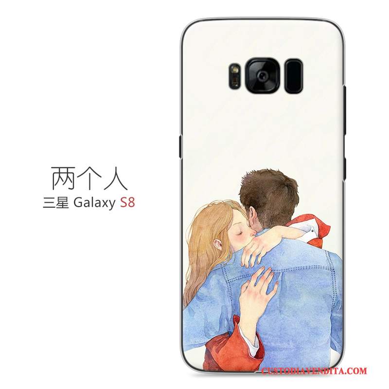 Custodia Samsung Galaxy S8 Colore Difficile Arte, Cover Samsung Galaxy S8 Protezione Rosatelefono