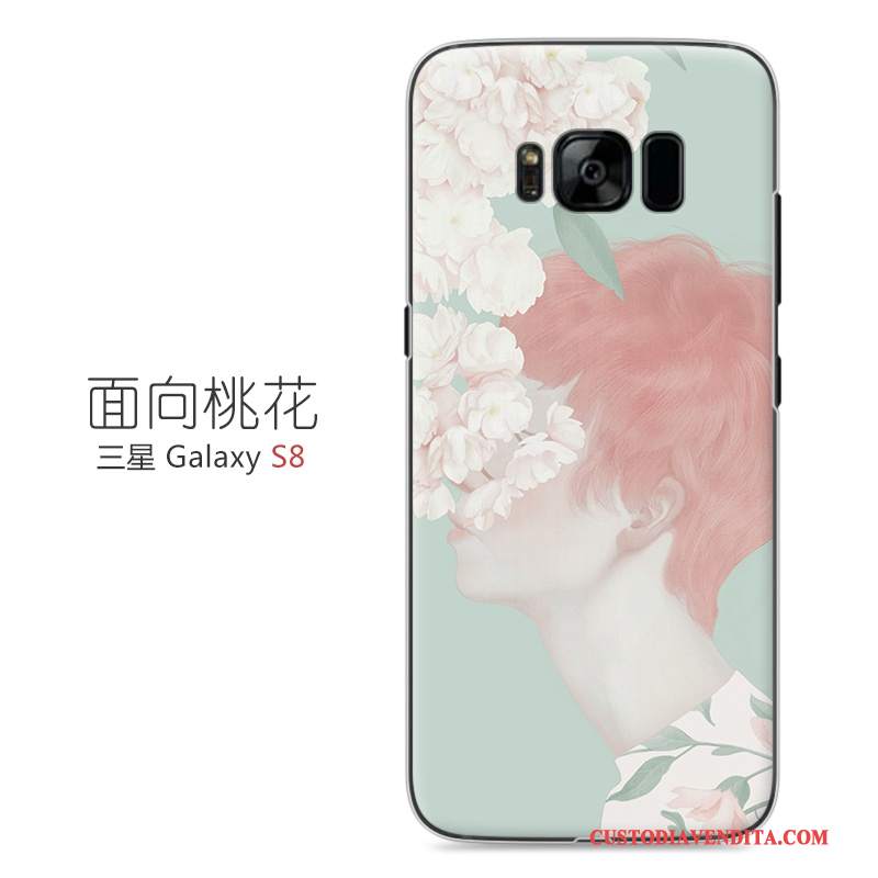 Custodia Samsung Galaxy S8 Colore Difficile Arte, Cover Samsung Galaxy S8 Protezione Rosatelefono