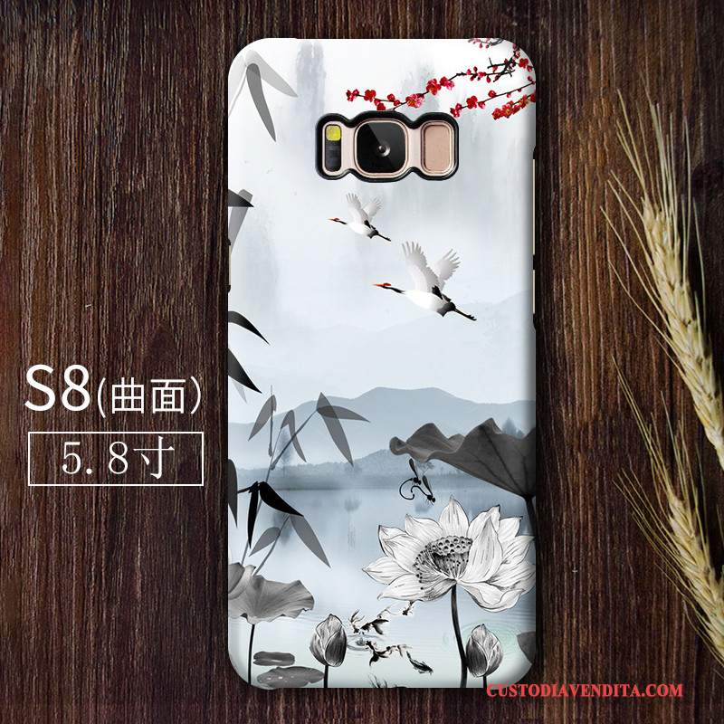 Custodia Samsung Galaxy S8 Colore Difficile Tendenza, Cover Samsung Galaxy S8 Arte Macchiati