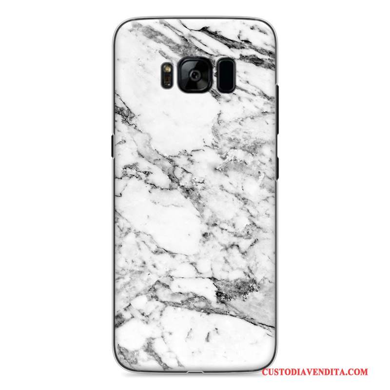 Custodia Samsung Galaxy S8 Colore Telefono Di Personalità, Cover Samsung Galaxy S8 Zoccoli Bianco Blu Scuro