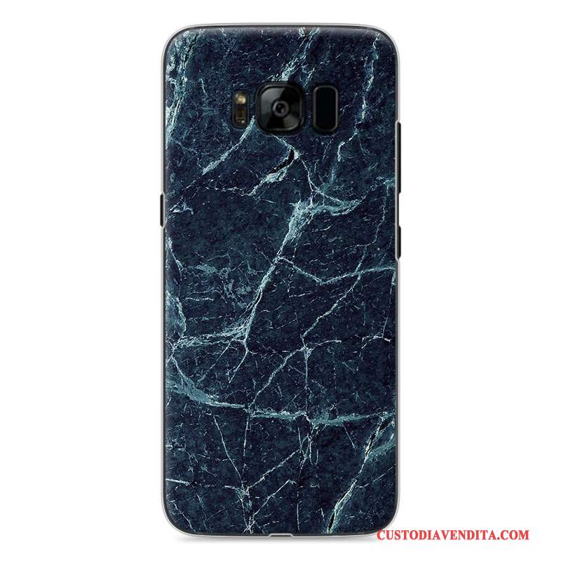 Custodia Samsung Galaxy S8 Colore Telefono Di Personalità, Cover Samsung Galaxy S8 Zoccoli Bianco Blu Scuro