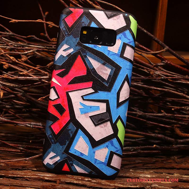 Custodia Samsung Galaxy S8 Colore Tutto Incluso Macchiati, Cover Samsung Galaxy S8 Goffratura Telefono Anti-caduta