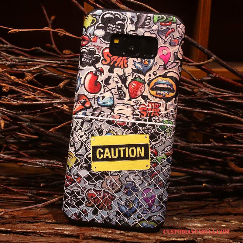 Custodia Samsung Galaxy S8 Colore Tutto Incluso Macchiati, Cover Samsung Galaxy S8 Goffratura Telefono Anti-caduta