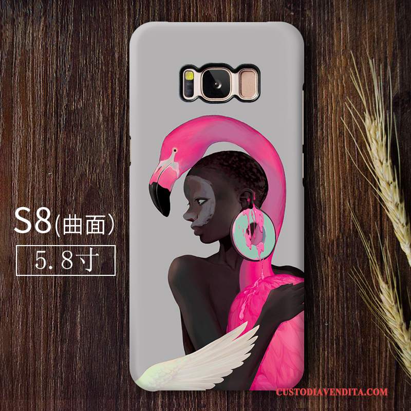 Custodia Samsung Galaxy S8 Colore Uccello Anti-caduta, Cover Samsung Galaxy S8 Protezione Difficile Di Personalità