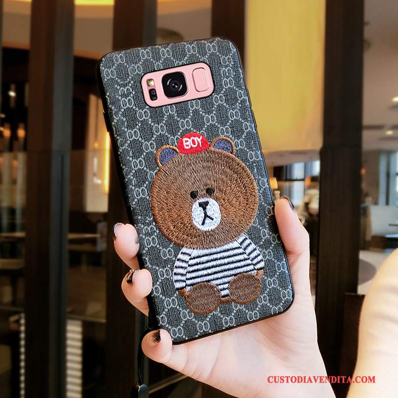 Custodia Samsung Galaxy S8+ Creativo Anti-caduta Di Personalità, Cover Samsung Galaxy S8+ Orsotelefono