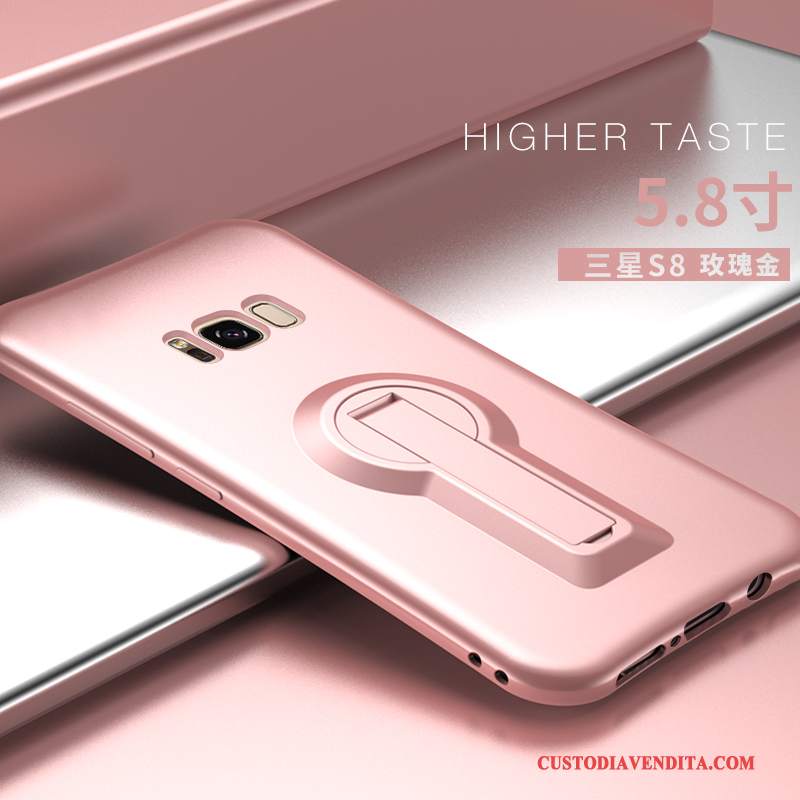 Custodia Samsung Galaxy S8 Creativo Anti-caduta Sottile, Cover Samsung Galaxy S8 Silicone Di Personalità Rosa