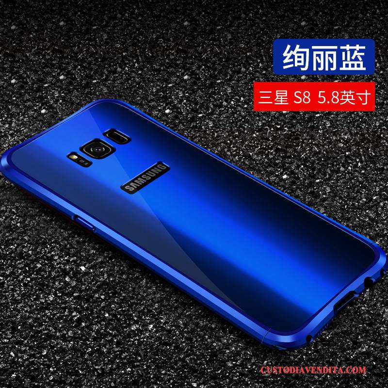 Custodia Samsung Galaxy S8 Creativo Anti-caduta Tutto Incluso, Cover Samsung Galaxy S8 Protezione Di Personalità Rosso