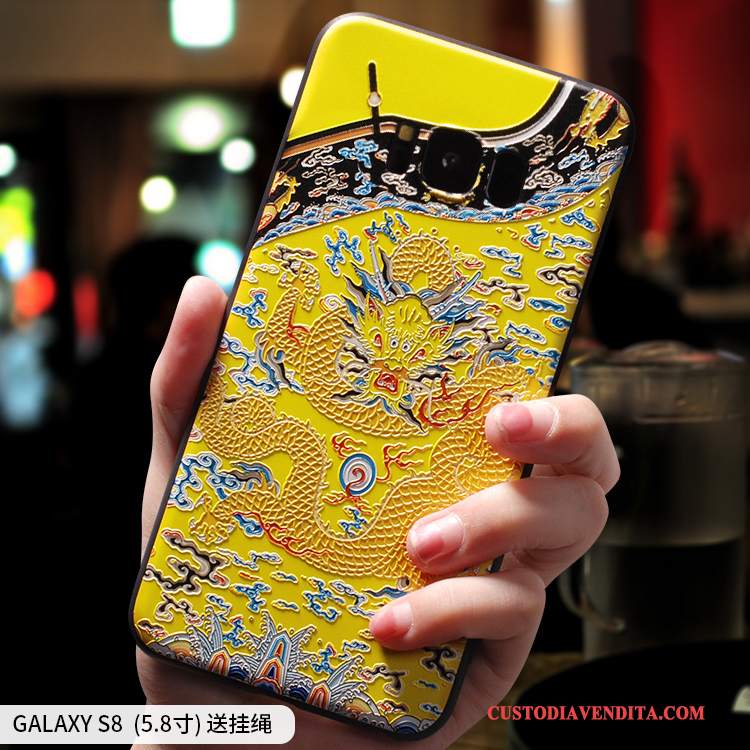 Custodia Samsung Galaxy S8+ Creativo Di Personalità Tendenza, Cover Samsung Galaxy S8+ Silicone Amanti Anti-caduta