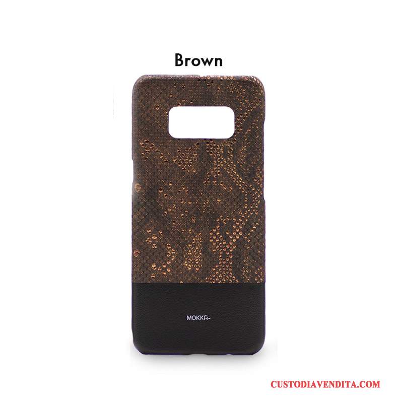 Custodia Samsung Galaxy S8+ Creativo Lusso Anti-caduta, Cover Samsung Galaxy S8+ Grigiotelefono