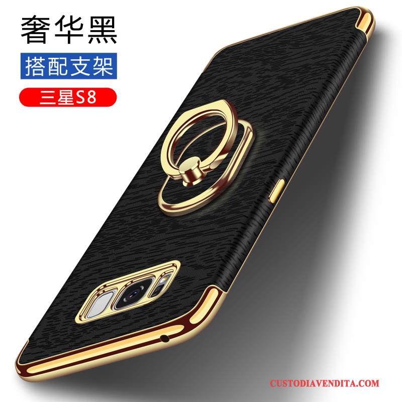 Custodia Samsung Galaxy S8 Creativo Morbido Anti-caduta, Cover Samsung Galaxy S8 Protezione Oro Tutto Incluso