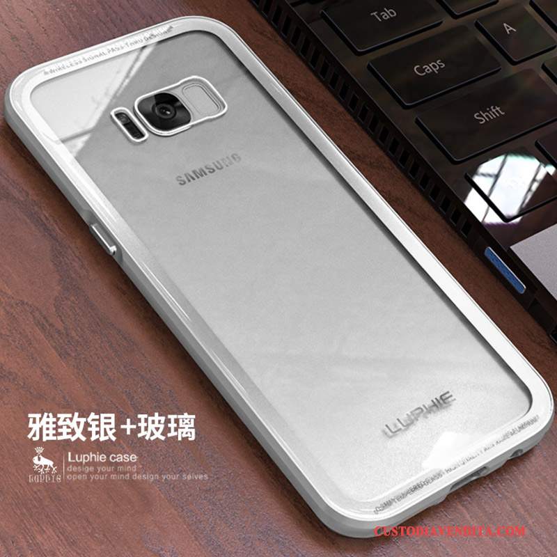 Custodia Samsung Galaxy S8 Creativo Nero Telaio, Cover Samsung Galaxy S8 Protezione Metallotelefono