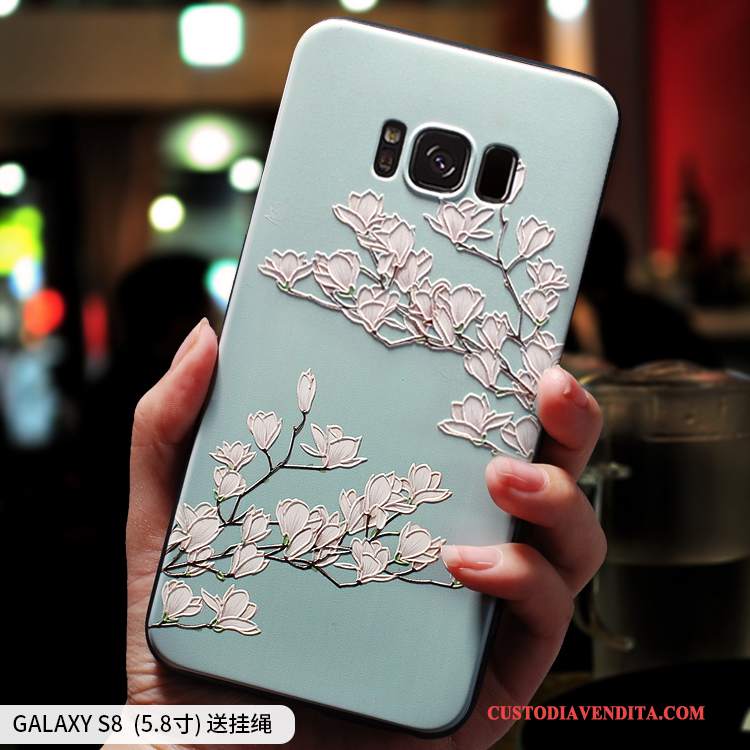 Custodia Samsung Galaxy S8 Creativo Ornamenti Appesitelefono, Cover Samsung Galaxy S8 Silicone Tutto Incluso Morbido