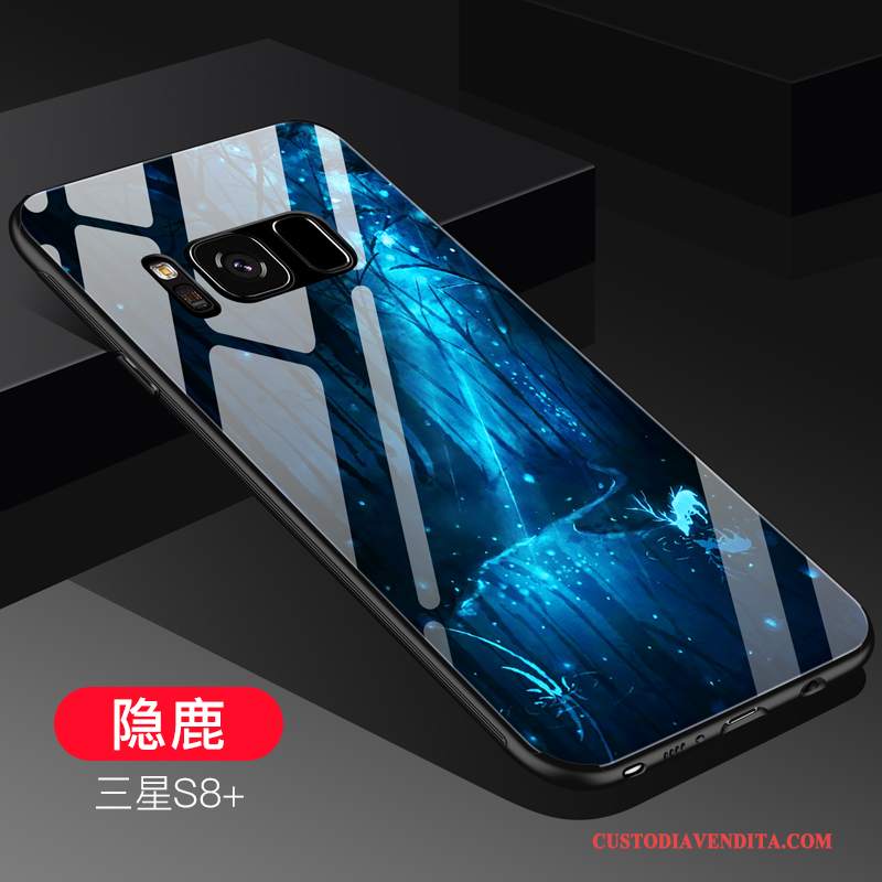 Custodia Samsung Galaxy S8+ Creativo Porporatelefono, Cover Samsung Galaxy S8+ Silicone Tutto Incluso Marchio Di Tendenza