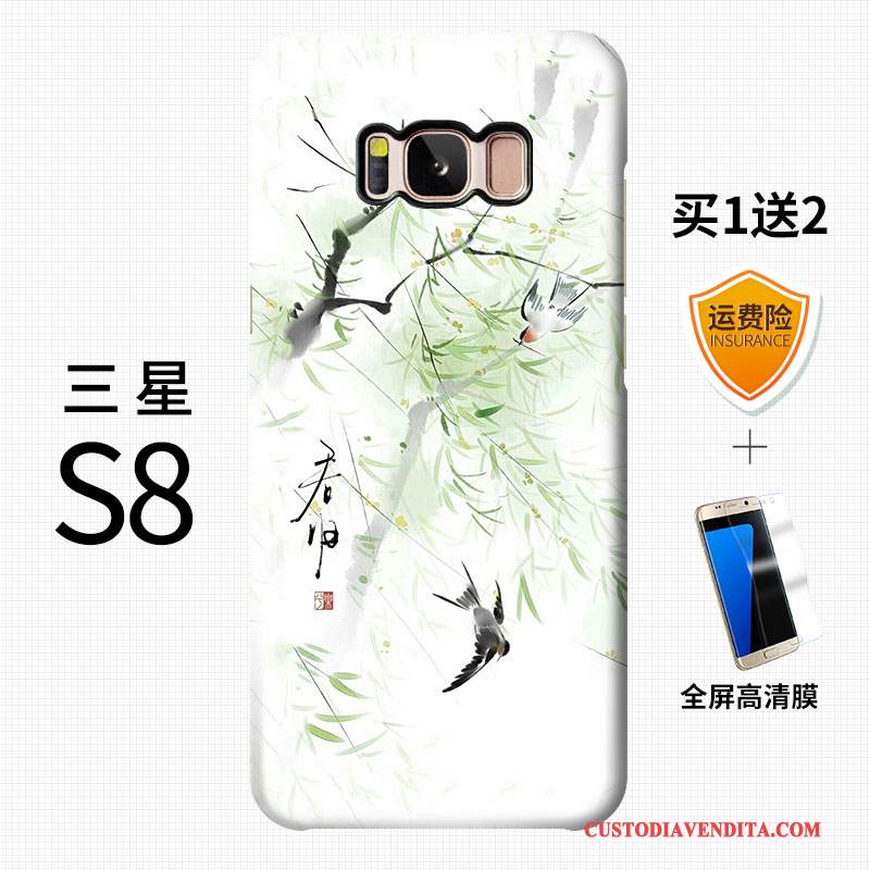 Custodia Samsung Galaxy S8+ Creativo Stile Cinese Macchiati, Cover Samsung Galaxy S8+ Colore Anti-cadutatelefono