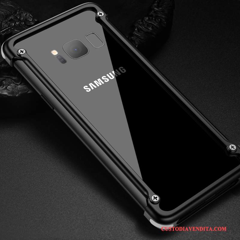 Custodia Samsung Galaxy S8 Creativo Telefono Di Personalità, Cover Samsung Galaxy S8 Protezione Nero Tutto Incluso