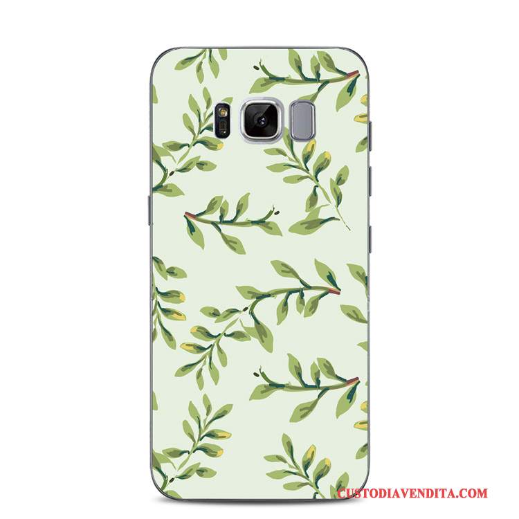 Custodia Samsung Galaxy S8+ Goffratura Pizzo Supporto, Cover Samsung Galaxy S8+ Silicone Chiaro Fresco