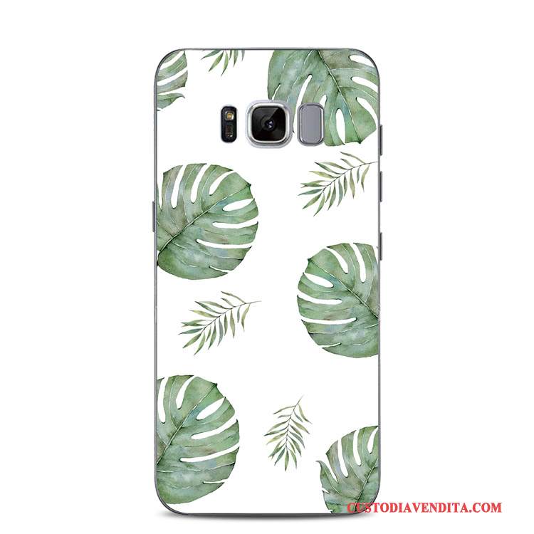 Custodia Samsung Galaxy S8+ Goffratura Pizzo Supporto, Cover Samsung Galaxy S8+ Silicone Chiaro Fresco