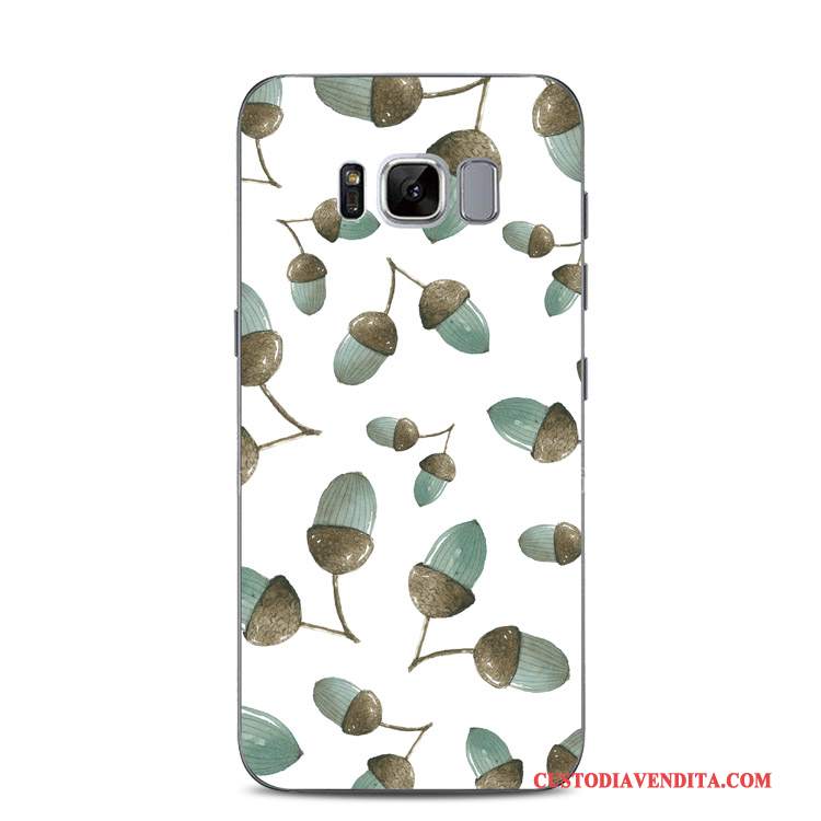 Custodia Samsung Galaxy S8+ Goffratura Pizzo Supporto, Cover Samsung Galaxy S8+ Silicone Chiaro Fresco