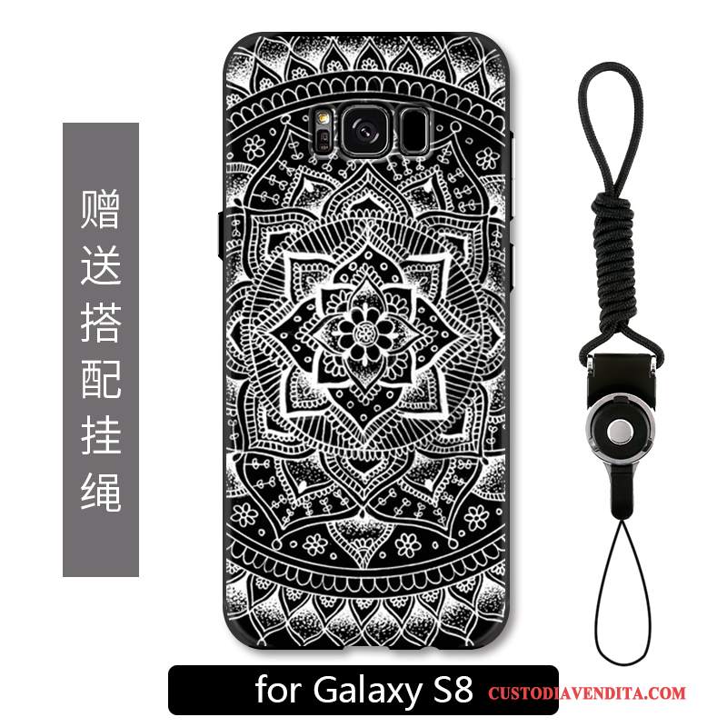 Custodia Samsung Galaxy S8 Goffratura Totem Semplici, Cover Samsung Galaxy S8 Creativo Telefono Di Personalità