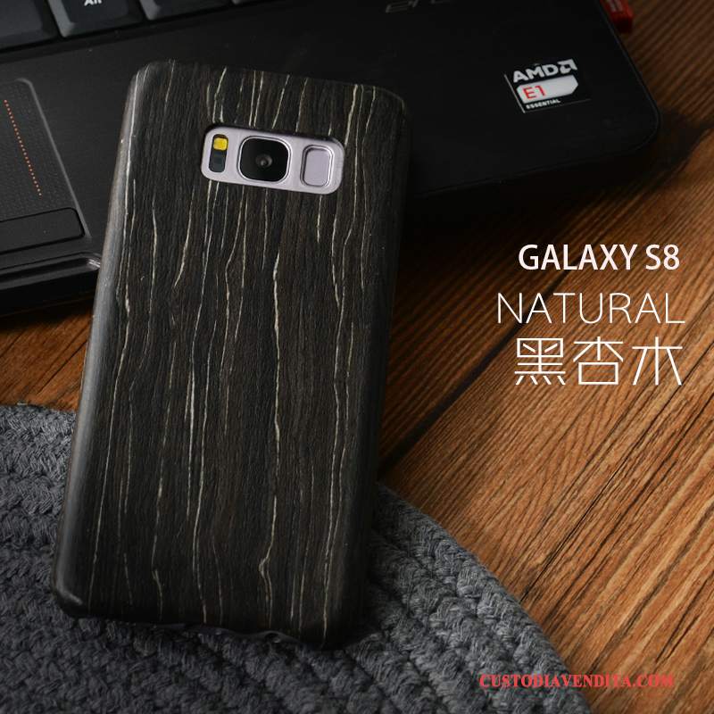 Custodia Samsung Galaxy S8 Legno Massello Regalo Sottile, Cover Samsung Galaxy S8 Protezione Legnotelefono