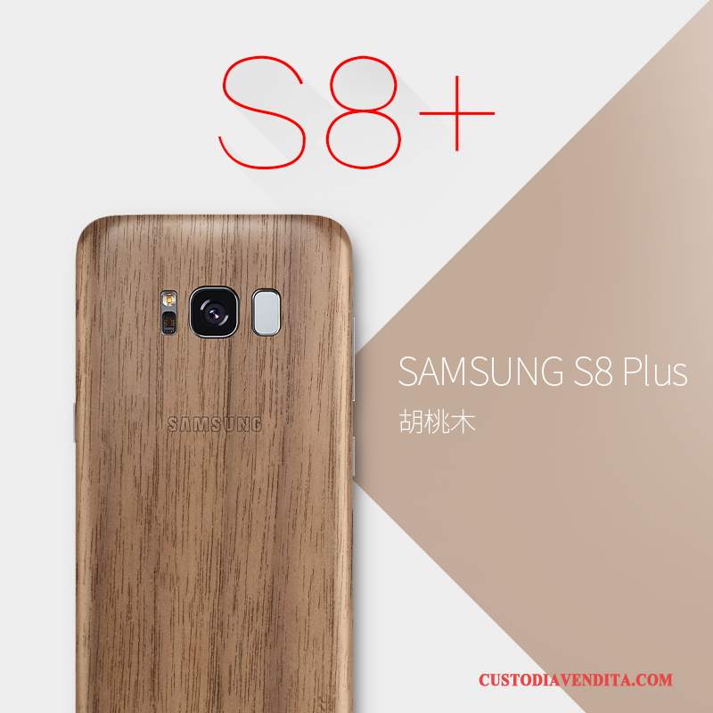 Custodia Samsung Galaxy S8+ Legno Massello Telefono Borse, Cover Samsung Galaxy S8+ Protezione Sottile