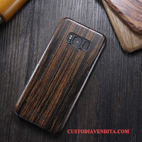 Custodia Samsung Galaxy S8 Legno Massello Telefono Sottile, Cover Samsung Galaxy S8 Protezione Legno Marchio Di Tendenza